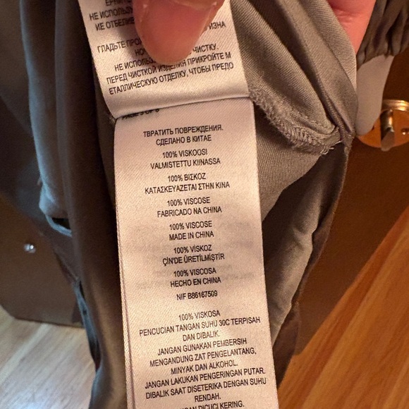 Ted Baker Light Olive Belted Dress with Pockets – New Without Tags - Picture 9 of 11